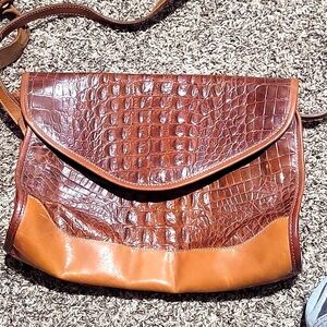 Brand new Brahmim Leather strap Purse